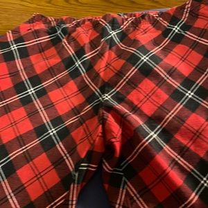 Ralph Lauren girls tartan leggings size XL 16